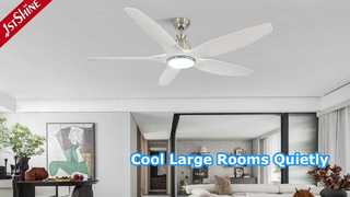 60 inch DC LED-plafondventilator voor grote kamers