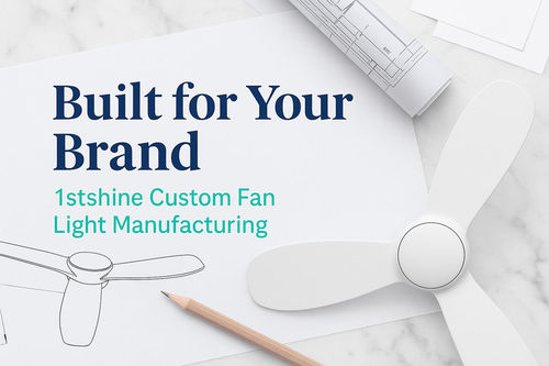 Laatste bedrijfsnieuws over OEM & ODM Proces van Plafondventilatorlampen: Van Concept tot Massaproductie
