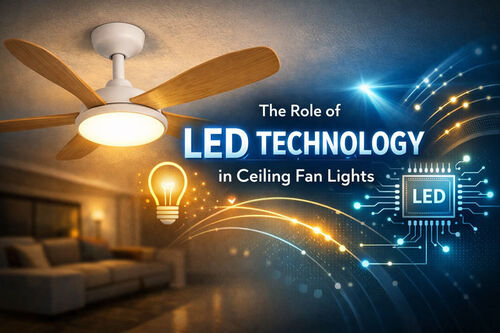 Laatste bedrijfsnieuws over De rol van LED-technologie in plafondventilatorverlichting