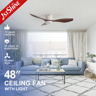 ABS-blad App Control Spacesparen Slimme plafondventilator voor laag plafond