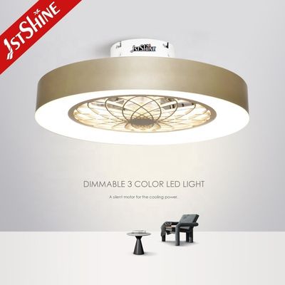 kopen Verborgen afneembare lemmen LED plafondventilator met metalen materiaal en afstandsbediening online vervaardiging