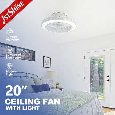 kopen Slimme plafondventilator met lichte witte moderne DC-motor led-plafondventilator online vervaardiging