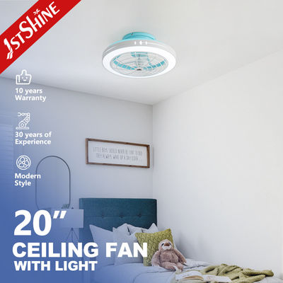 kopen Modern blaadloze plafondventilator 3 kleur led licht stille dc motor online vervaardiging