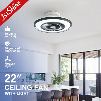 kopen 22 inch Flush Mount Led Bladeless Plafondventilator Low Profile Dimming Light online vervaardiging