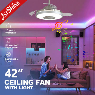 kopen Luxe stijlvolle LED plafondventilator met muziekspeler en afstandsbediening 42