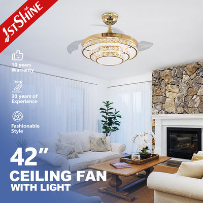 kopen 42 inch ABS Blades Home Decorative Ceiling Fan met verborgen bladen en afstandsbediening online vervaardiging