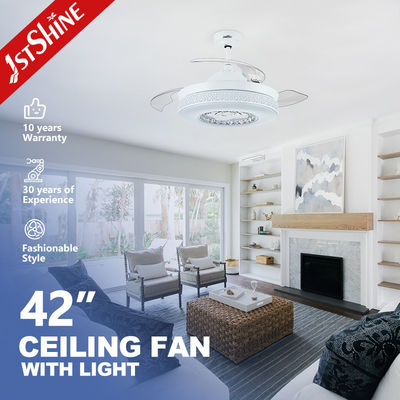 kopen Vertrekbare 42 inch blaadloze LED plafondventilator Indoor afstandsbediening online vervaardiging