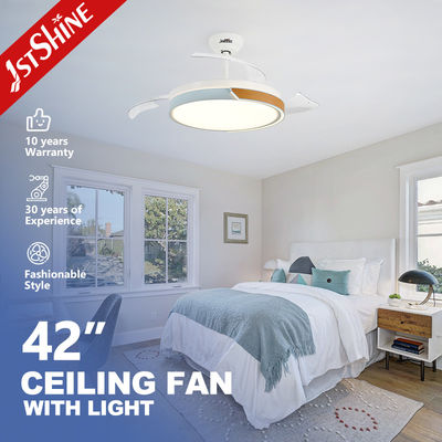 kopen Indoor 42 inch LED plafondventilator met onzichtbare messen en afstandsbediening schakelaar stijl online vervaardiging