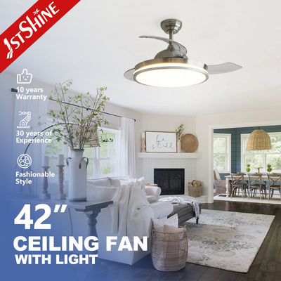 kopen 42 inch slaapkamer plafond ventilator controle onzichtbare kamer ventilator licht laag geluid online vervaardiging