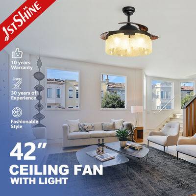 kopen 1stshine Plastic Blades Plafondventilator met verborgen bladen Home Office koeling Luchtlicht online vervaardiging