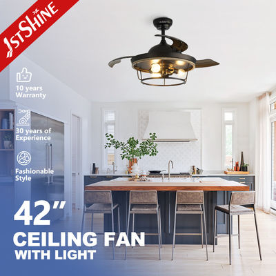 kopen LED-licht en afstandsbediening plafondventilator met energiebesparend ontwerp online vervaardiging