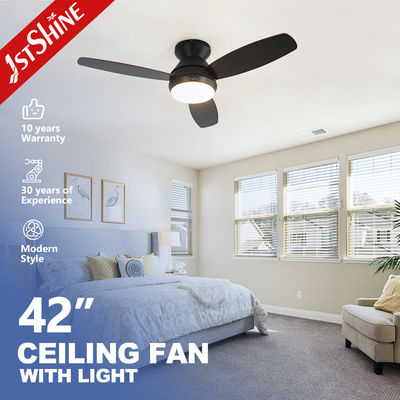 kopen 42 inch zwart gespoeld slaapkamer Samrt Home Plafond ventilator met lichten online vervaardiging
