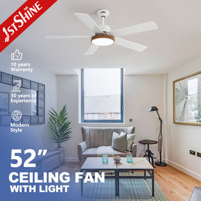 kopen LED Smart Ceiling Fan Light Wit Afwerking 5 MDF Blade High Speed online vervaardiging