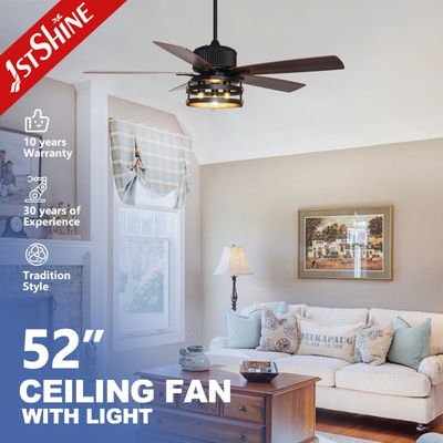 kopen 1stshine Indoor MDF Blades 220V Home Soft Lighting Plafondventilatoren met gloeilampen online vervaardiging