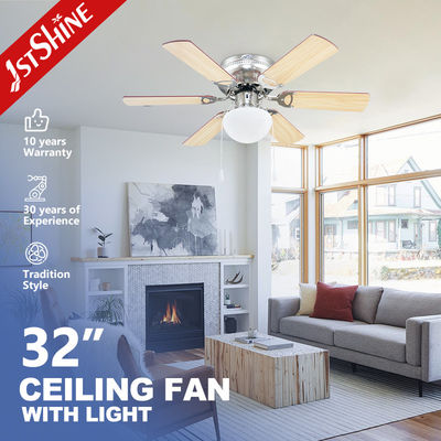 kopen 32' 6 MDF bladen Decoratieve AC motor plafondventilator met licht kit online vervaardiging