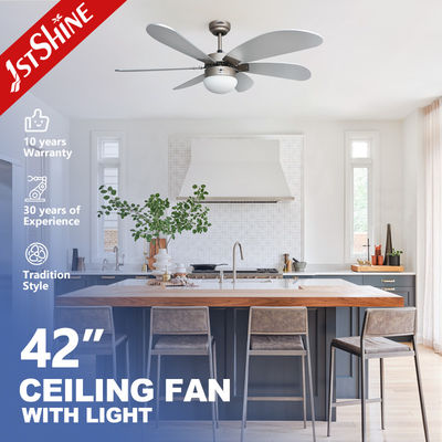 kopen 42 inch moderne afstandsbediening LED plafondventilator Decoratieve 6 MDF-bladen online vervaardiging
