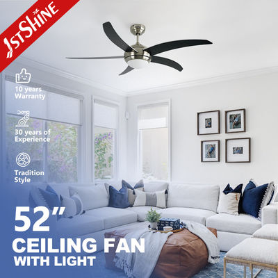 kopen Moderne plafond ventilator licht met 5 Mdf bladen Dc motor stille energiebesparing online vervaardiging