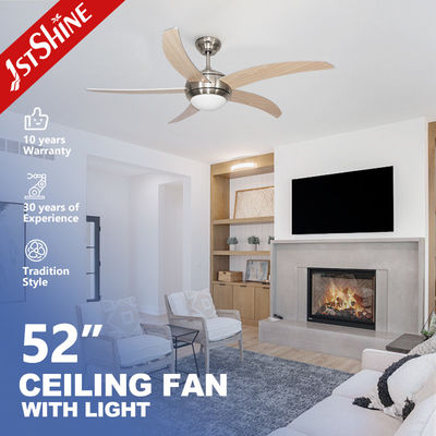kopen DC motor 5 MDF-bladen 6 snelheid afstandsbediening 220 Volt Plafondventilator met lichten 1stshine online vervaardiging