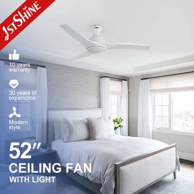 kopen Gemakkelijk schoonmaken 52 inch ABS bladen LED plafondventilator met licht en stil motor spoelmontage online vervaardiging