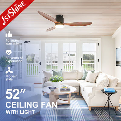 kopen 52 inch vloeibaar gemonteerd plafond ventilator licht decoratieve plastic DC motor online vervaardiging