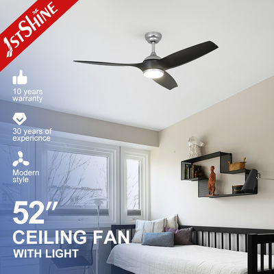kopen Moderne 52 inch zwarte ABS-bladen Hoog luchtvolume afstandsbediening met LED-lichtbron online vervaardiging