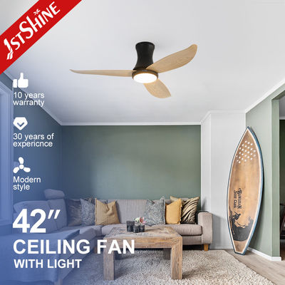 kopen 3 Plastic Blade 6 Speed Remote Control Low Ceiling Flush Mount Led Plafondventilator Met Licht online vervaardiging