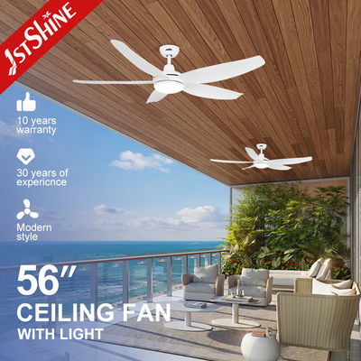kopen 1/ 4 / 8 uur Timing Plastic Blade LED Plafondventilator Met Smart App Remote Control online vervaardiging