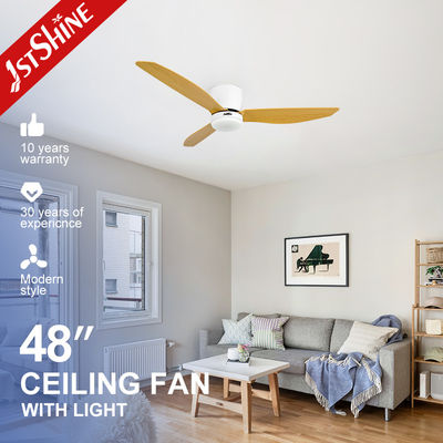 kopen 1stshine LED Plafondventilator Laag Plafond DC Motor 3 Kleuren Bladen Water Transfer Printing online vervaardiging