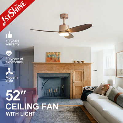 kopen Energiebesparing en 52 inch LED plafondventilator met afstandsbediening Simple Rose Gold Design online vervaardiging
