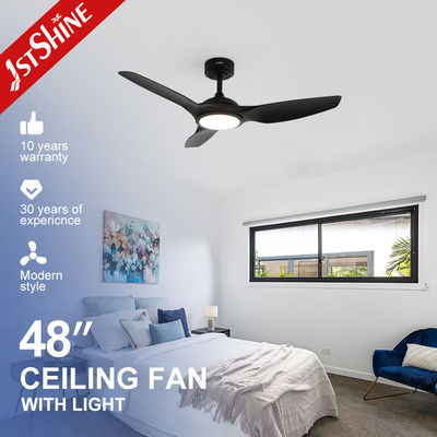 kopen 48 inch ABS bladen plafondventilator met laag geluid en LED-verlichting 35W online vervaardiging