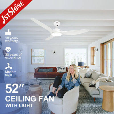 kopen ROHS 52 inch wit geruisloos grote luchtstroom plafond ventilator geleid vijf snelheid afstandsbediening online vervaardiging
