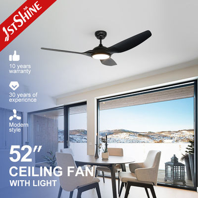 kopen Led 35w 5 snelheid DC motor plafondventilator met afstandsbediening Zwarte ABS-bladen online vervaardiging