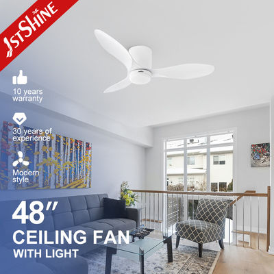 kopen CB gecertificeerde 220V LED plafondventilator met 3 kleuren licht en ruimtebesparend design online vervaardiging