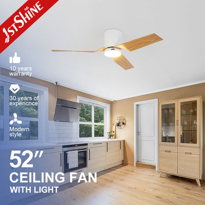 kopen Dimming Led Light Plastic Plafondventilator Hout Blade Dc Motor online vervaardiging