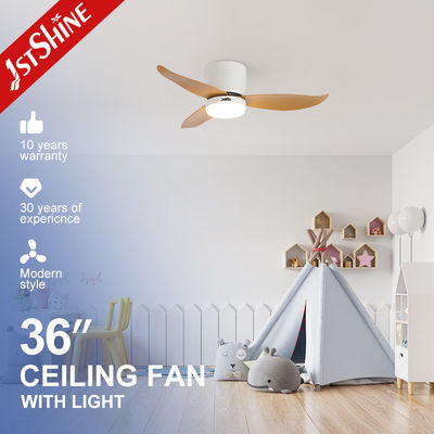 kopen Laag plafond kamer Kleine LED plafondventilator met plastic bladen en afstandsbediening online vervaardiging