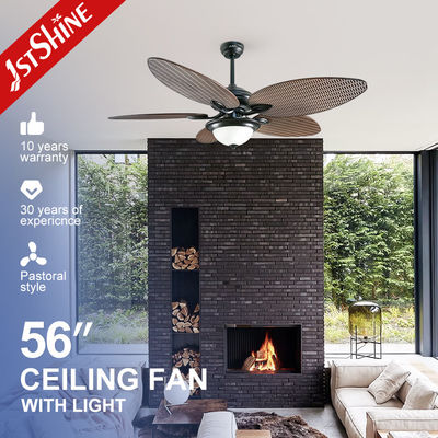kopen Decoratieve 5 bladden 56 inch klassieke plafondventilatoren met afstandsbediening online vervaardiging