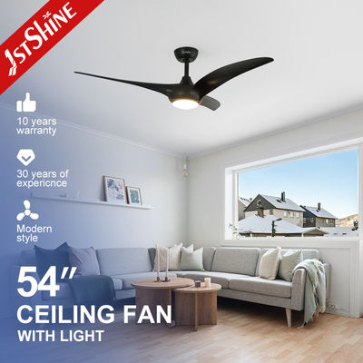 kopen Decoratieve propeller plafondventilator met lichtzwarte ABS blade DC-motor online vervaardiging