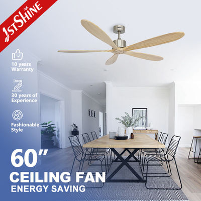 kopen Woonkamer Grote houten plafond ventilator afstandsbediening zonder licht online vervaardiging