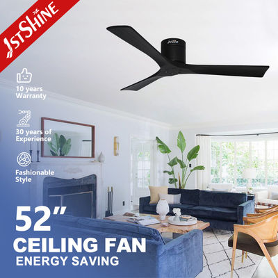 kopen Laag plafond 3-snelheids plafondventilator met 3 massieve houten lemmen en 60W Power Electric AC Motor online vervaardiging
