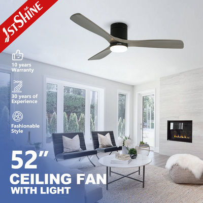 kopen Ventilator met vloeibaar plafond 52 inch metalen hout modern decoratief met afstandsbediening online vervaardiging