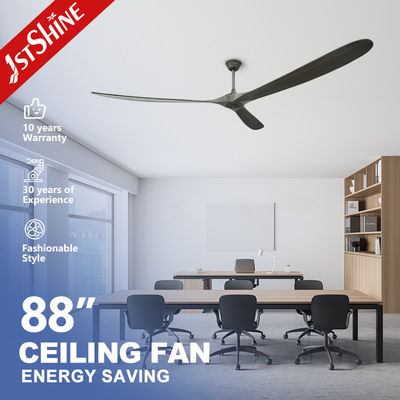 kopen Interieur 88 inch 35w massief houten plafondventilator met elektrische DC-motor online vervaardiging
