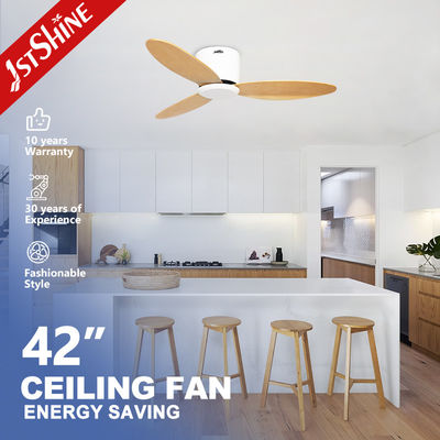 kopen Afstandsbediening 42 inch Houten bladen Plafondventilator Puur koper DC motor Vijf windsnelheid online vervaardiging