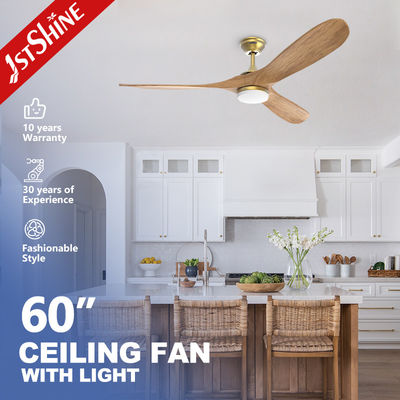 kopen Modern Design 1stshine LED plafondventilator Productie met ondersteunende dimmer en houten lemmen online vervaardiging