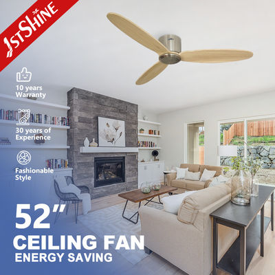 kopen 220V-afstandsventilator met LED-plafondventilator met massief houten bladen online vervaardiging