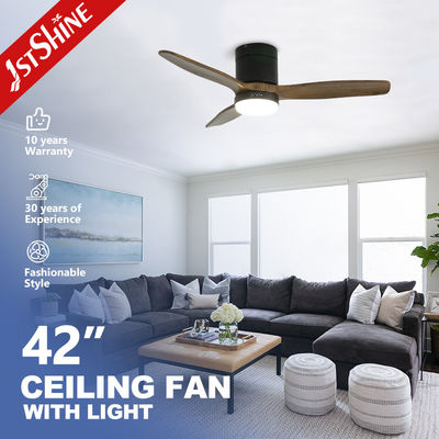 kopen Op maat gemaakte 42 inch plafondventilator met licht 1stshine Solid Wood Blades OEM online vervaardiging