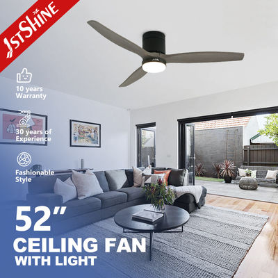 kopen Decoratieve massief houten vloeiende plafondventilator met LED-licht 5 snelheid afstandsbediening online vervaardiging