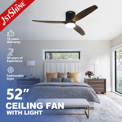 kopen Modern Design Home Office 52 Inch Houten Messen Dimmable LED Plafondventilator met afstandsbediening online vervaardiging