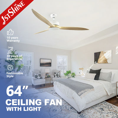 kopen Moderne stijl 1stshine plafondventilator met afstandsbediening en natuurlijke wind solide houten lemmen online vervaardiging
