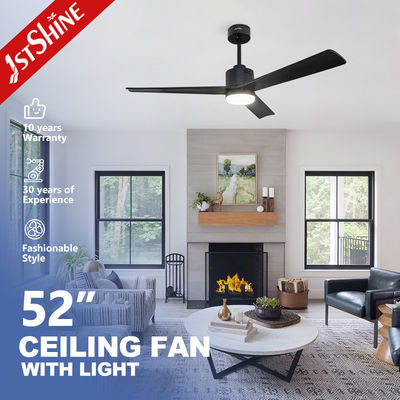 kopen Moderne LED Decorative Ceiling Fan 1stshine DC motor met 10 en 3 massief houten bladen online vervaardiging