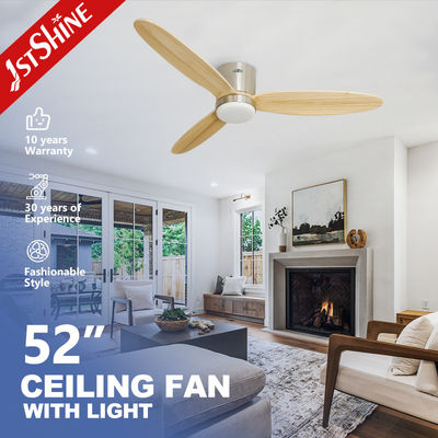 kopen 1stshine Plafondventilator met LED en drie houten lemmen Lamp lichaam materiaal Meat slaapkamer online vervaardiging